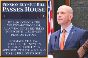 Rep. Morgan Passes Legislation to Extend Successful Pension COLA Buyout Program